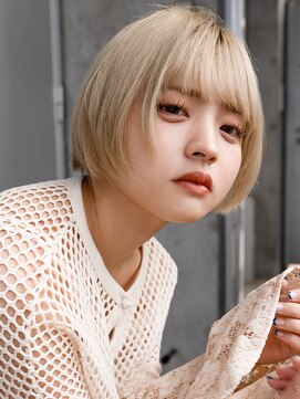 ホロン 池袋(HOLON) 池袋HOLON【コンパクトショート/ミルクティーベージュ/小顔】