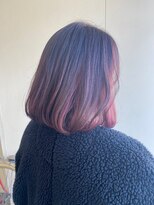 カシェ リタ ヘアー(CACHE'&RITA HAIR)&nbsp;ボブ◯ピンクブラウン◯ピンク◯イヤリングカラー