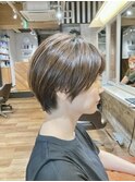 セミウェット×マッシュショート