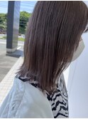 透明感カラー シルバーベージュ