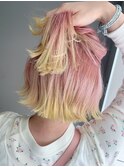 お目立ち裾カラーアレンジ☆
