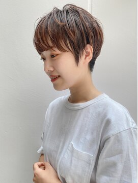 ロンド エスポワール 錦糸町(Lond espoir) 前髪ピンクベージュマチルダボブ【錦糸町/ショート】