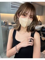 サイン 表参道(SIGN)&nbsp;韓国ヘアイメチェンハッシュカット似合わせカットレッドブラウン