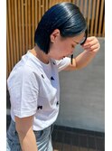 切りっぱなしボブ