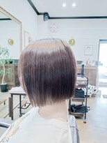 ミュズィー ドゥ ヘア(Musee du hair)&nbsp;切りっぱなしボブ＆透明感カラー