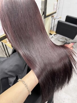 リア(riah) ブリーチなしダブルカラーレイヤーカット韓国ヘア