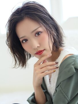 アグ ヘアー ニコラ 本八幡店(Agu hair Nicola) ダークカラーナチュラルボブ
