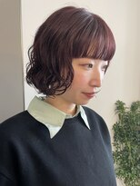 ヒリン(hirin) ◎レッドカラー×ボブ◎