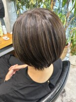 トクテ 高円寺(tokute)&nbsp;白髪ぼかしハイライト/ショートボブ/アッシュベージュ