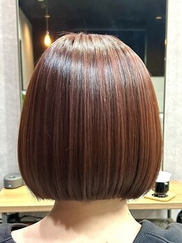 アサヒ 山口小鯖店(ASAHI)の写真/クセやうねりは髪質改善で自然な艶髪に◇ダメージが気になる方も、憧れのサラツヤ美ストレートが叶います＊