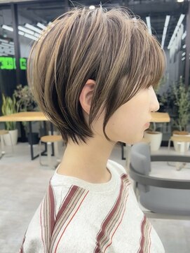 ビューブルー 亀戸錦糸町(VIEW BLUE) 美髪シアーカラーピンクブラウンショート