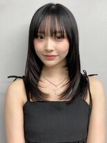 エトラ 渋谷店(etora) 小顔 前髪 レイヤーカット ホワイトグレージュ"