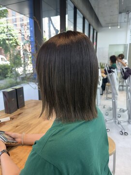 ビューブルー 亀戸錦糸町(VIEW BLUE) 美髪シアーカラー髪質改善レイヤーカット切りっぱなしボブ