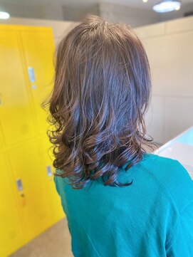 アーチテクトヘア(Architect hair by Eger) レイヤー　コテ風デジタルパーマ