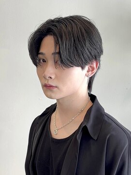 ビューエヒメ(VIEW EHIME) 韓国フェザーショートブルーブラック10代20代30代