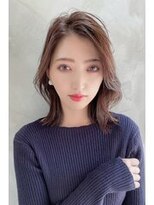 わとわ西鉄五条店 ★くびレイヤーボブルフネビージュ小顔魅せワンレンこなれミディ