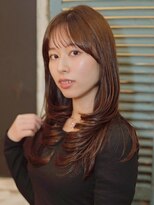 ベレッタ ネヤガワ(veretta. neyagawa)&nbsp;毛先ワンカール/カッパーブラウン/透明感/ゆる巻き/ナチュラル