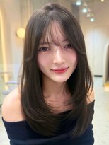 シーシンジュク 新宿南口(Sea shinjuku)&nbsp;大人ガーリー×ダークアッシュ[似合わせカット/ミディアム]