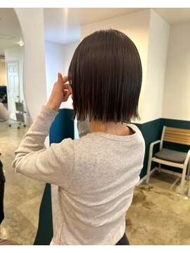 ヘアーブレイス(hair brace) 千葉駅/着物ヘア/大人ガーリー/ダークアッシュ/似合わせカット