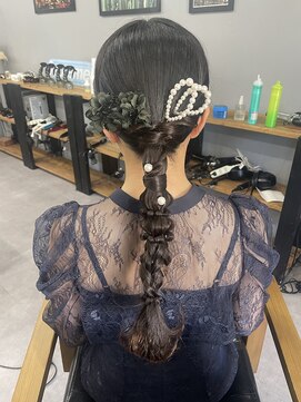 ウェイビー 桜木町店(WAVY) 【WAVY hair set】タイトデザイン編み下ろし