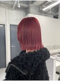 ブリーチ必須!チェリーレッド*