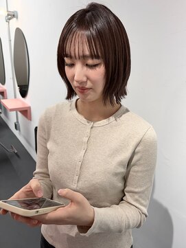ツイ 新潟駅南けやき通り(tui) レイヤーボブ/ブラウンベージュ/透明感カラー