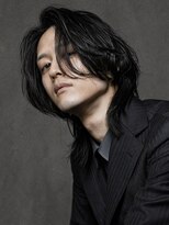 アウル 心斎橋(owl) ニュアンスパーマ×センターパートウルフ×ロングウルフ×men's