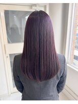 零秒女髪 千里丘店&nbsp;艶髪まとまり美髪の上品ロングスタイル髪質改善髪質改善カラー