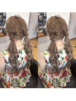 ベイビーズブレス(Baby's breath) 【ツインテール】#ヘアセット #岡山 #倉敷