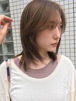 ナヌークカフラ(nanuk kafla)&nbsp;ミディアムレイヤー/レイヤーカット/ニュアンス/明るめカラー