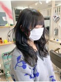 ■限りなく黒に近いグレージュ メンテカット