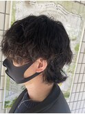 メンズウルフパーマ