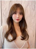 業界最先端/韓国ヘア/くびれヘア/メルティカラー/ワンホンヘア
