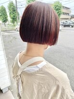 ニコ(hair room nico) ミニボブ　インナーカラー
