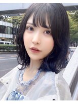 ティア(Tia.)&nbsp;(ボブヘア/縮毛矯正/髪質改善トリートメント/ブルーブラック)