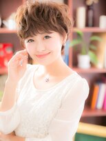 カバーヘア イヴ 戸頭店(COVER HAIR EVE)&nbsp;耳かけくせ毛風小顔大人ふわふわショートc5戸頭10代20代30代!