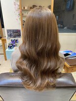 美容室 パルス 静岡鷹匠店(PALS) ブリーチ無し ハニーベージュ