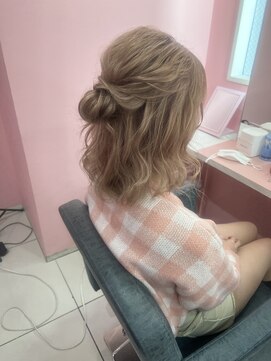 シーズン 大阪(SEASON) 【ヘアセット】ハーフアップ×コンサート