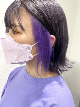 ピチカート パクト(pizzicato pacto) 推しカラー☆イヤリングカラー☆インナーカラー☆紫推し