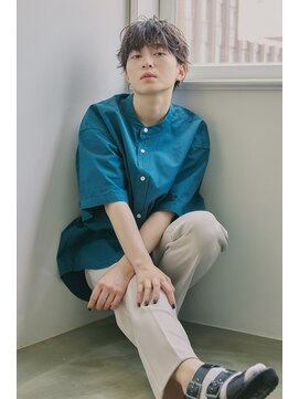 プランツ ヘアサロン(Plants HAIR SALON by GEORGE) 波巻きパーマでつくるメンズショート　2ブロック　元住吉