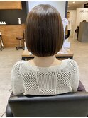 【村松一輝】乾かすだけでまとまる柔らかい大人ボブ