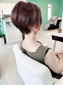 ユーフォリア(Euphoria.) ボンドカラー×ショートボブ