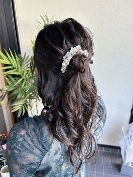 ジェリカ(Jlica) ナチュラルハーフアップ