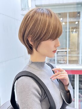 ハルキミナト ジャパン トウキョウ(HARUKI MINATO japan TOKYO) 30代40代50代/丸みショート/クビレ/前髪あり/ブラウン/表参道