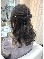 クロップ エス 湘南辻堂(crop es) cropes辻堂谷川 大人気ふんわりハーフアップ