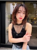 ラフウェーブ×シースルーバング