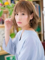 カバーヘア ブリス 川口(COVER HAIR bliss)&nbsp;大人可愛いゆるふわカール小顔外ハネボブc5川口20代30代40代