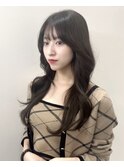 レイヤーカット韓国ヨシンモリ髪質改善透明感アッシュベージュ