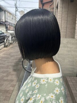 オルソーヘアー(orso hair) orso hair x 黒髪丸みボブ