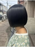 orso hair x 黒髪丸みボブ